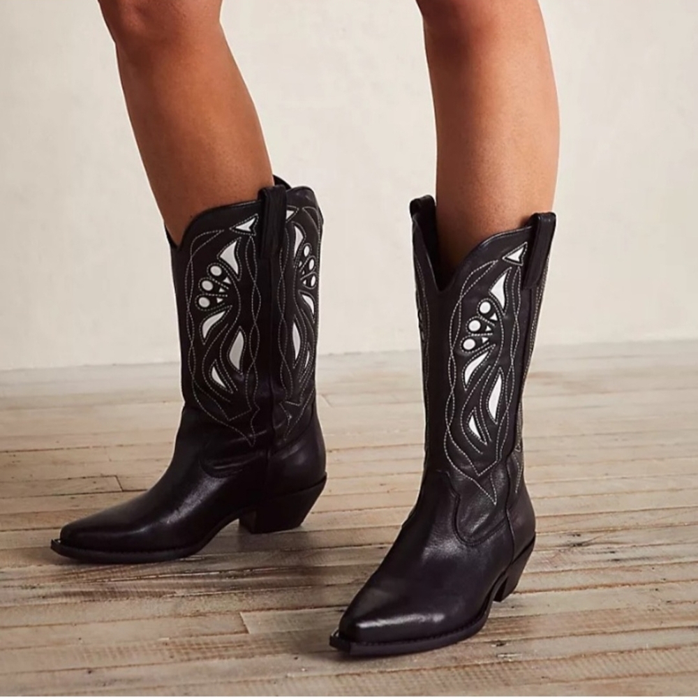 FREE PEOPLE MIRAGE BOOTS Western Cowboy Boots